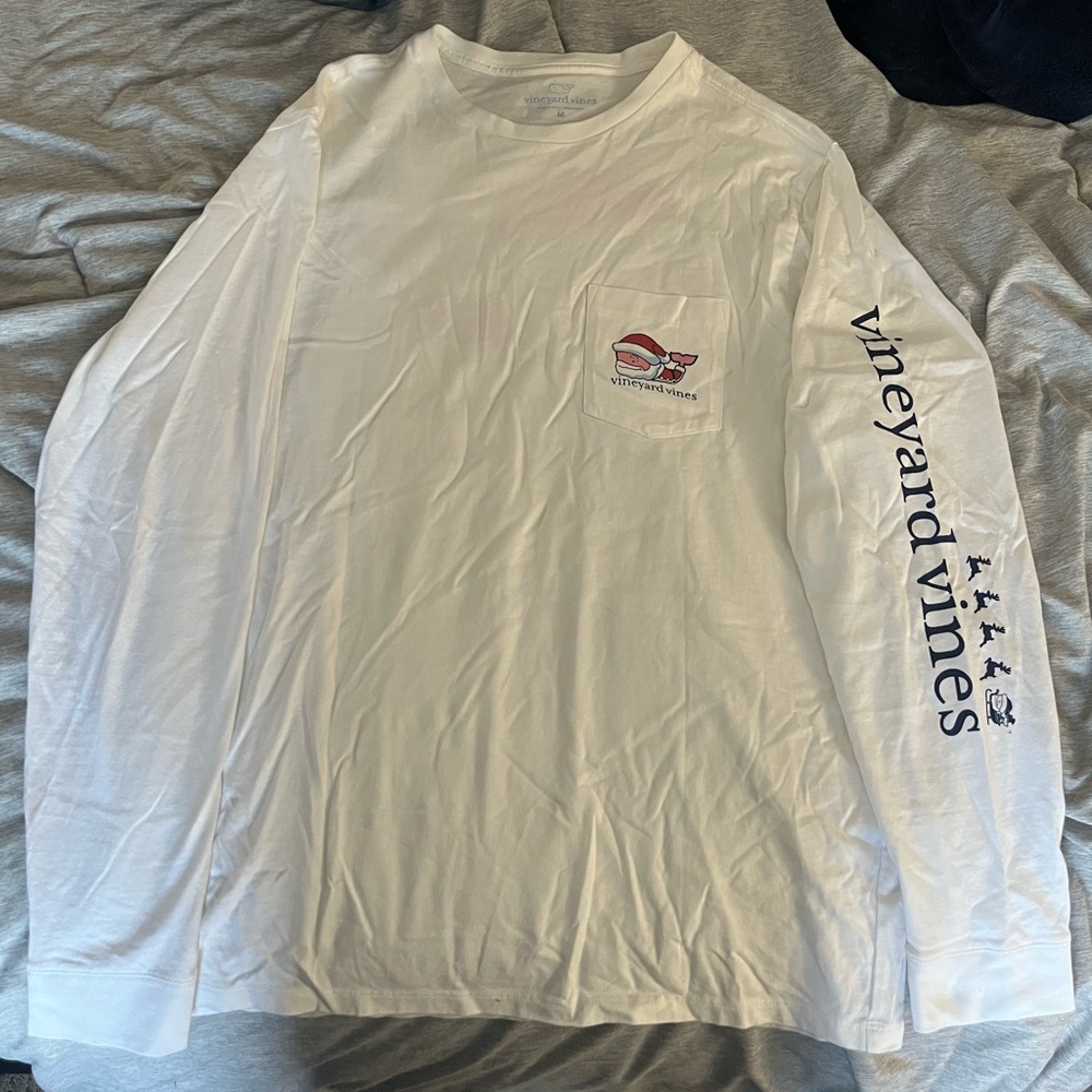 Vineyard Vines White Long Sleeve Men's Shirt